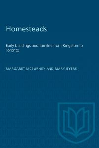 Book Cover for Homesteads by Margaret McBurney, Mary Byers