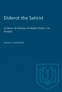 Book Cover for Diderot the Satirist by Donal OGorman