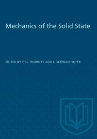 Book Cover for Mechanics of the Solid State by FJP Rimrott, Joseph Schwaighofer