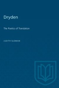 Book Cover for Dryden by Judith Sloman