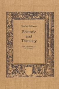 Book Cover for Rhetoric and Theology by Manfred Hoffman