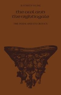 Book Cover for The Owl and the Nightingale by Kathryn Hume
