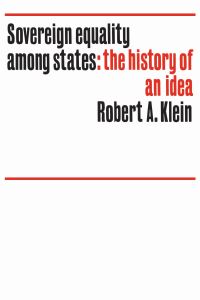 Book Cover for Sovereign Equality Among States by Robert Klein