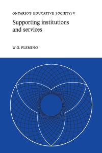 Book Cover for Supporting Institutions and Services by WG Fleming