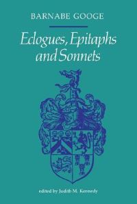 Book Cover for Ecologues, Epitaphs and Sonnets by Barnabe Googe