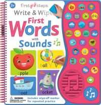 Book Cover for Write and Wipe First Words With Sound by Hinkler Books