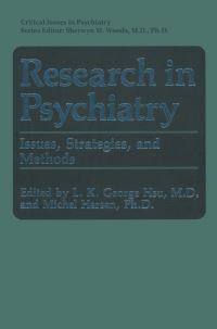 Book Cover for Research in Psychiatry by LK George Hsu, Michel Hersen