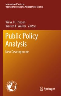 Book Cover for Public Policy Analysis by Wil A H Thissen, Warren E Walker