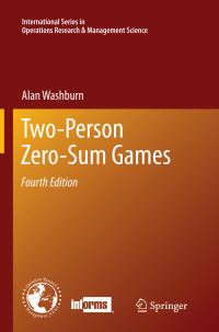 Book Cover for Two-Person Zero-Sum Games by Alan Washburn