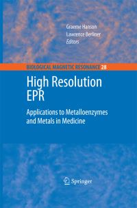 Book Cover for High Resolution EPR by Graeme Hanson, Lawrence Berliner