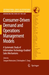 Book Cover for Consumer-Driven Demand and Operations Management Models by Serguei Netessine, Christopher S Tang