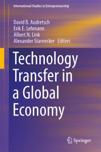 Book Cover for Technology Transfer in a Global Economy by Technology Transfer Society