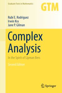 Book Cover for Complex Analysis by Rubí E Rodríguez, Irwin Kra, Jane P Gilman
