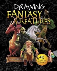 Book Cover for Drawing Fantasy Creatures by Aaron Sautter