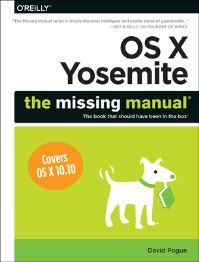 Book Cover for OS X Yosemite by David Pogue