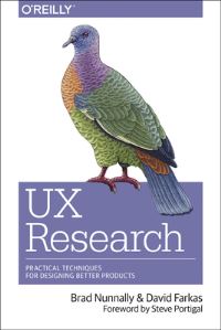 Book Cover for UX Research by Brad Nunnally, David Farkas