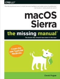 Book Cover for MacOS Sierra by David Pogue