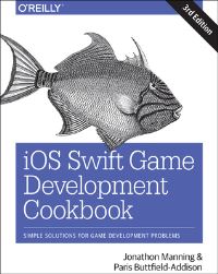 Book Cover for iOS Swift Game Development Cookbook by Jon Manning, Paris ButtfieldAddison