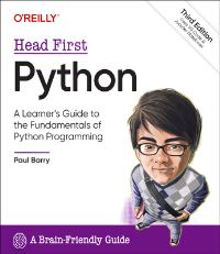 Book Cover for Head First Python by Paul Barry