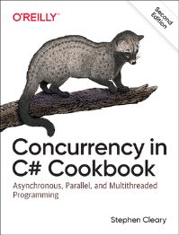 Book Cover for Concurrency in C# Cookbook by Stephen Cleary