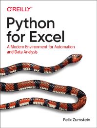 Book Cover for Python for Excel by Felix Zumstein