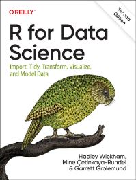Book Cover for R for Data Science by Hadley Wickham, Mine ÇetinkayaRundel, Garrett Grolemund