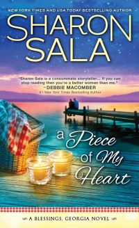 Book Cover for A Piece of My Heart by Sharon Sala, Copyright Paperback Collection Library of Congress