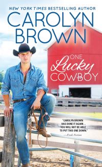 Book Cover for One Lucky Cowboy by Carolyn Brown