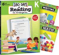 Book Cover for 180 Days¬: Reading, Writing and Math for Grade K: 3-Book Set by Multiple Authors, Tracy Pearce, Jodene Lynn Smith, Suzanne Barchers, Jodene Smith, Jodene Smith, Suzanne Barchers, Suzanne Barchers, Suzanne Barchers