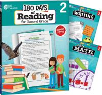Book Cover for 180 Days®: Reading, Writing and Math for Grade 2: 3-Book Set by Multiple Authors, Brenda A Van Dixhorn, Jodene Lynn Smith, Christine Dugan, Brenda Van Dixhorn, Brenda Van Dixhorn, Jodene Smith, Jodene Smith, Brenda Van Dixhorn