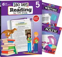 Book Cover for 180 Days®: Reading, Writing and Math for Grade 5: 3-Book Set by Multiple Authors, Torrey Maloof, Jodene Lynn Smith, Margot Kinberg, Jodene Smith, Jodene Smith