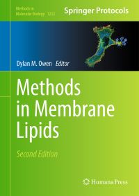 Book Cover for Methods in Membrane Lipids by Dylan M Owen