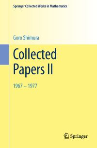 Book Cover for Collected Papers II by Goro Shimura
