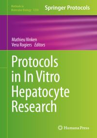 Book Cover for Protocols in In-Vitro Hepatocyte Research by Mathieu Vinken, Vera Rogiers