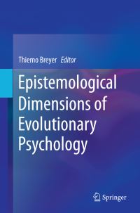 Book Cover for Epistemological Dimensions of Evolutionary Psychology by Thiemo Breyer