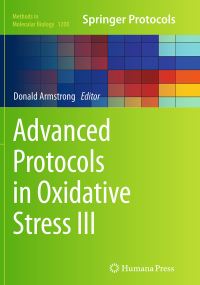 Book Cover for Advanced Protocols in Oxidative Stress III by Donald Armstrong