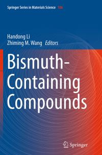 Book Cover for Bismuth-Containing Compounds by Handong Li, Zhiming M Wang