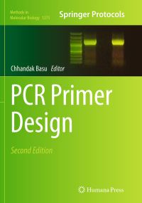 Book Cover for PCR Primer Design by Chhandak Basu