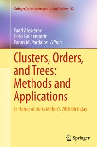 Book Cover for Clusters, Orders, and Trees by Boris Mirkin