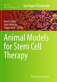 Book Cover for Animal Models for Stem Cell Therapy by Bruno Christ, Jana Oerlecke, Peggy Stock