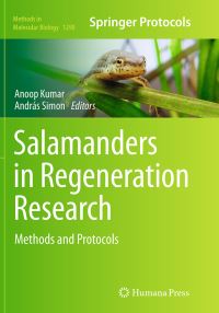 Book Cover for Salamanders in Regeneration Research by Anoop Kumar, András Simon