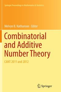 Book Cover for Combinatorial and Additive Number Theory by Workshop on Combinatorial and Additive Number Theory