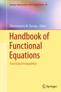 Book Cover for Handbook of Functional Equations by Themistocles M Rassias