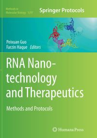 Book Cover for RNA Nanotechnology and Therapeutics by Peixuan Guo, Farzin Haque