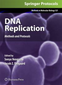 Book Cover for DNA Replication by Sonya Vengrova, Jacob Z Dalgaard
