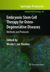 Book Cover for Embryonic Stem Cell Therapy for Osteo-Degenerative Diseases by Nicole I Nieden