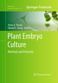 Book Cover for Plant Embryo Culture by Trevor A Thorpe, Edward C Yeung