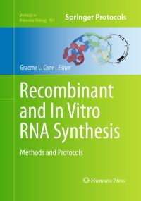 Book Cover for Recombinant and In Vitro RNA Synthesis by Graeme L Conn