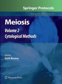 Book Cover for Meiosis by Scott Keeney