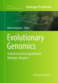 Book Cover for Evolutionary Genomics by Maria Anisimova